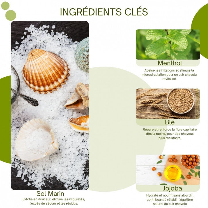 Em2h PureScalp Cleansing Scalp Scrub - Shampoing gommant cheveux
